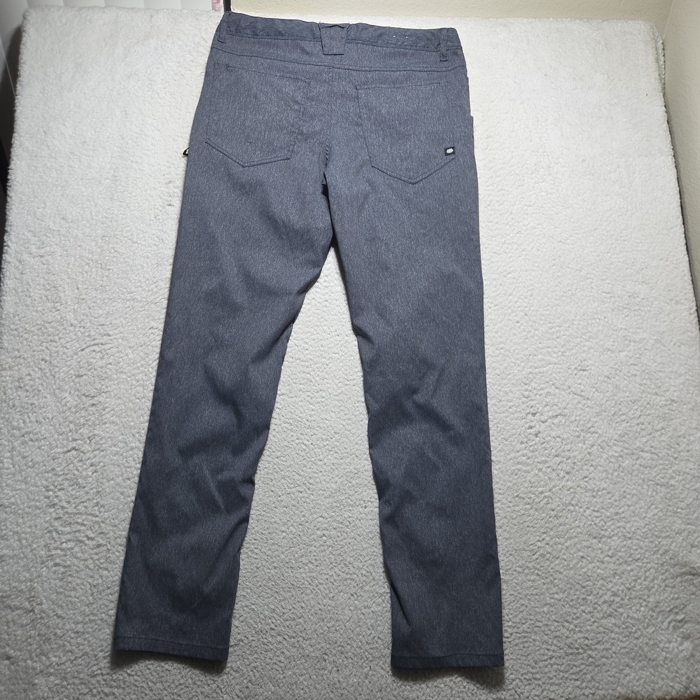 686 Everywhere Pants Men 36x33 Gray Slim Fit Performance Stretch - Picture 6 of 8